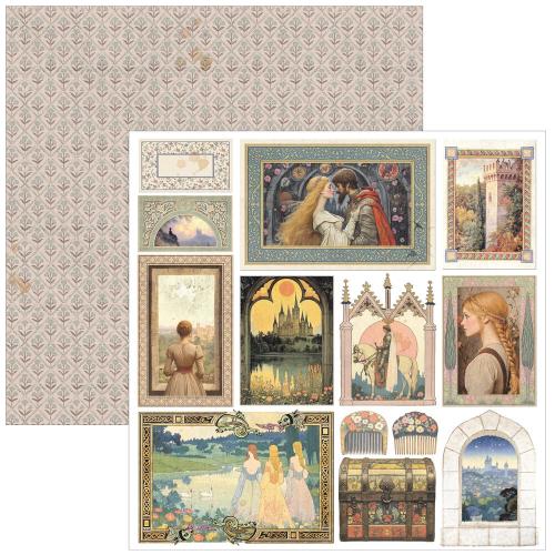Ciao Bella Courtly Love 8x8 Inch Paper Pad (12pcs) (CBH097)