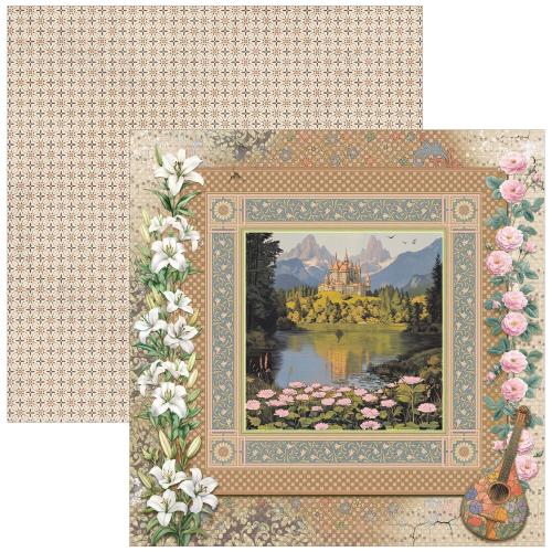 Ciao Bella Courtly Love 8x8 Inch Paper Pad (12pcs) (CBH097)