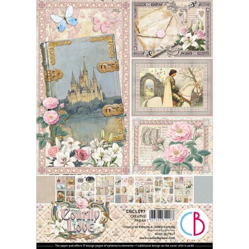 Ciao Bella Courtly Love A4 Creative Pad (9pcs) (CBCL097)