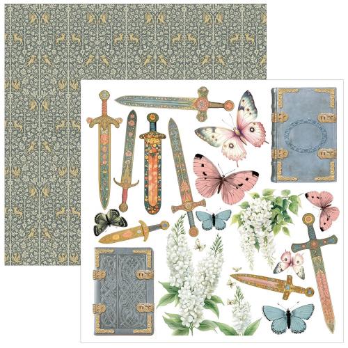 Ciao Bella Courtly Love 6x6 Inch Fussy Cut Pad (24pcs) (CBQE097)