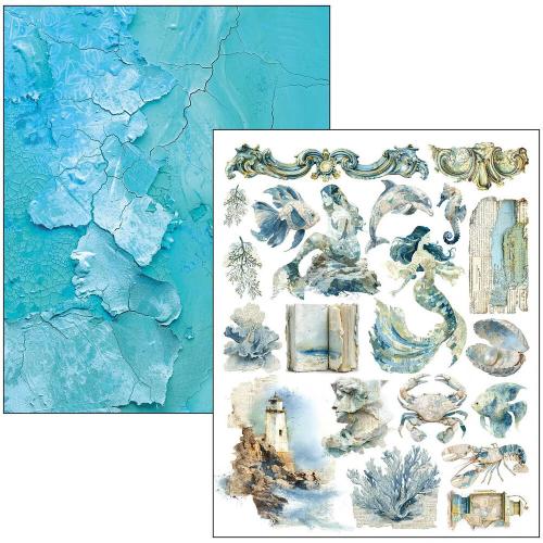 Ciao Bella Edge of the Ocean A4 Maxi Mixed Media Book (MA008)