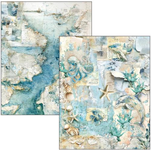 Ciao Bella Edge of the Ocean A4 Maxi Mixed Media Book (MA008)
