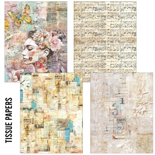 Ciao Bella The sound of Spring Craftmix Mixed A5 Paper Pack (8pcs) (MC009)