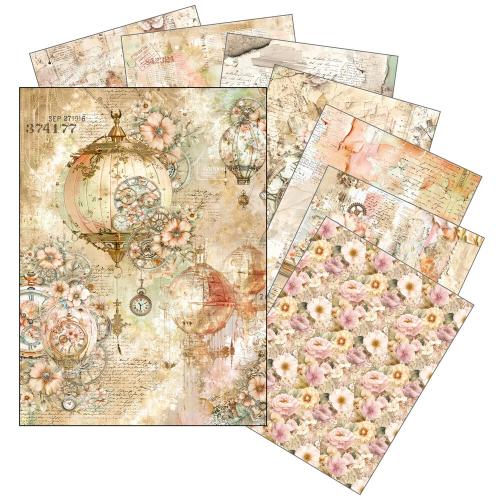 Ciao Bella Lost in Time A5 Rice Paper Mixed (8pcs) (MFS007)
