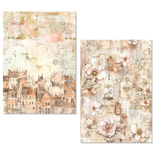 Ciao Bella Lost in Time A5 Rice Paper Mixed (8pcs) (MFS007)