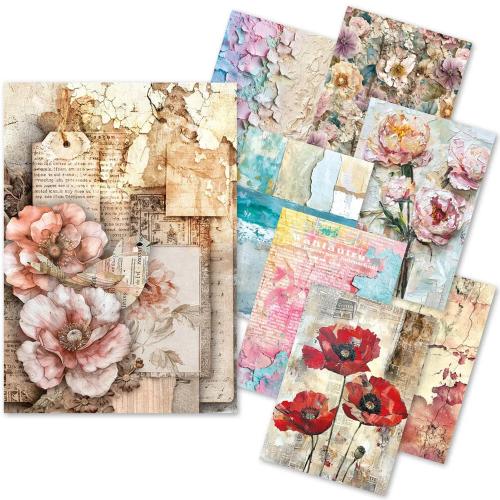 Ciao Bella Wild Blossom A5 Tissue Paper Set (24pcs) (ME004)