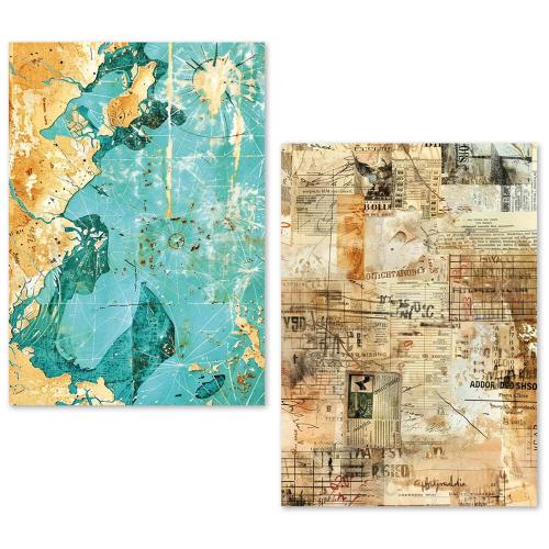 Ciao Bella Fragments of Time A5 Tissue Paper Set (24pcs) (ME005)