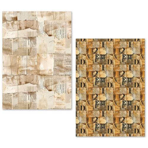 Ciao Bella Fragments of Time A5 Tissue Paper Set (24pcs) (ME005)