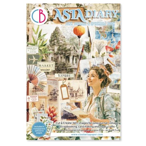 Ciao Bella Asia Diary A4 Junk Journal Ephemera Book (32pcs) (CBB028)