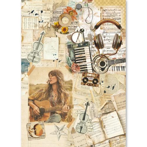 Ciao Bella Seventies A5 Rice Paper Mixed (8pcs) (CBRS043)