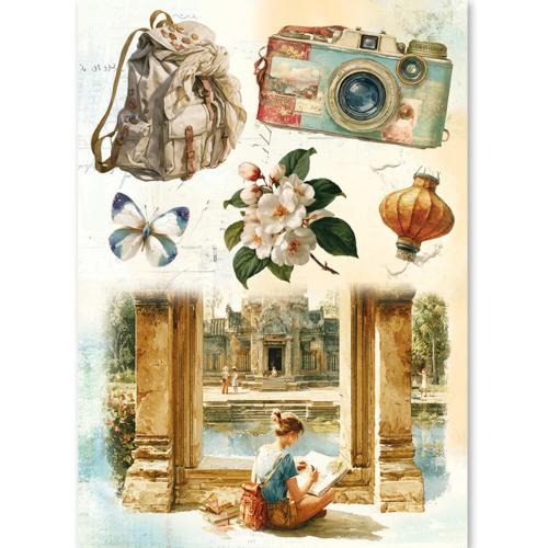 Ciao Bella Asia Diary A5 Rice Paper Mixed (8pcs) (CBRS044)