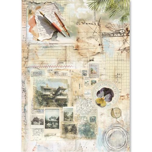 Ciao Bella Asia Diary A5 Rice Paper Mixed (8pcs) (CBRS044)