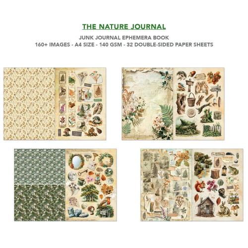 Ciao Bella The Nature Journal A4 Junk Journal Ephemera Book (32pcs) (CBB030)