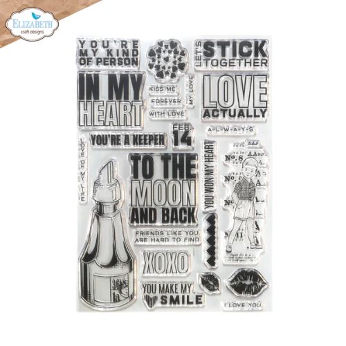 Elizabeth Craft Designs - Clear Stamps-Let's stick together