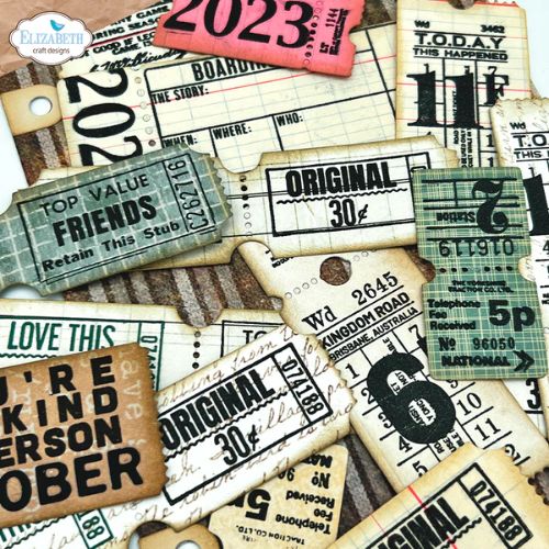 Elizabeth Craft Designs - Planner Essentials 56 - Tickets and Tabs - Postage as per actual