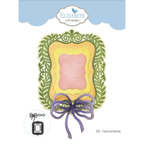 Elizabeth Craft Designs Garden Party Dies Frames & Elements (2101)