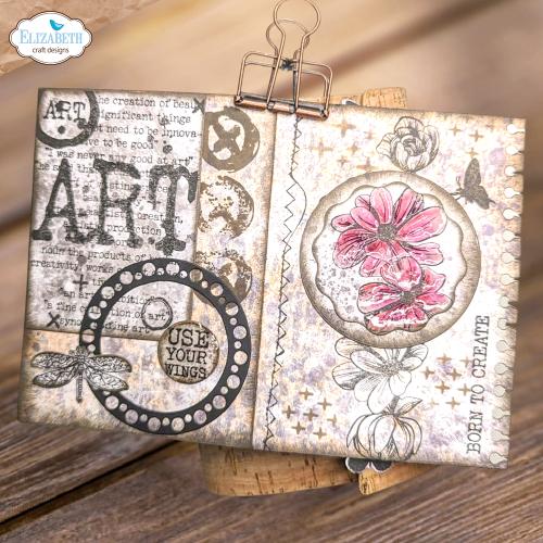 Elizabeth Craft Designs Journal Elements Plusses and More Stamp Set