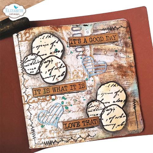 Elizabeth Craft Designs Journal Elements Plusses and More Stamp Set