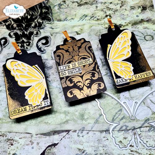 Elizabeth Craft Designs Journal Elements Script From the Past Stamp Set