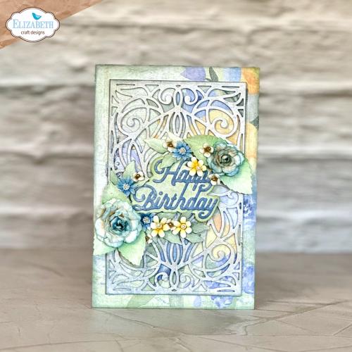 Elizabeth Craft Designs Evening Rose Dies Layered Greetings 1