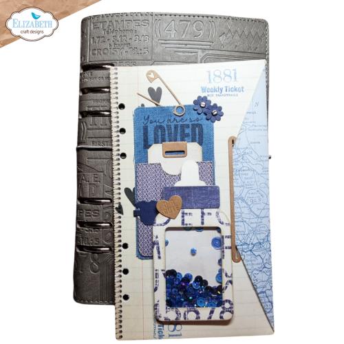Elizabeth Craft Designs Favorite Humans Dies Large Envelope Pocket