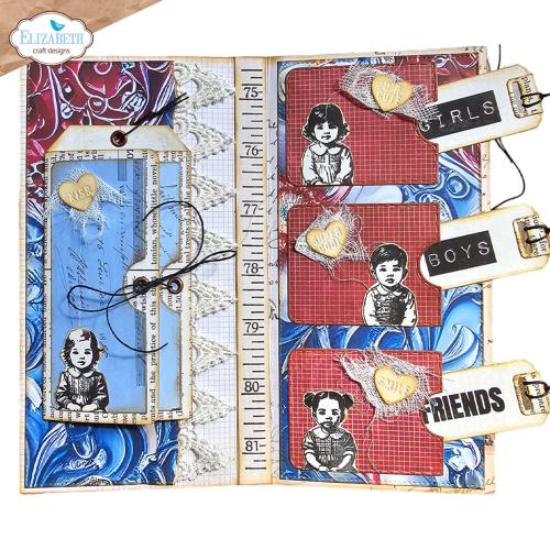 Elizabeth Craft Designs Favorite Humans Dies Large Envelope Pocket