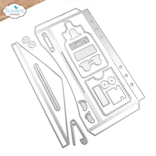 Elizabeth Craft Designs Favorite Humans Dies Large Envelope Pocket