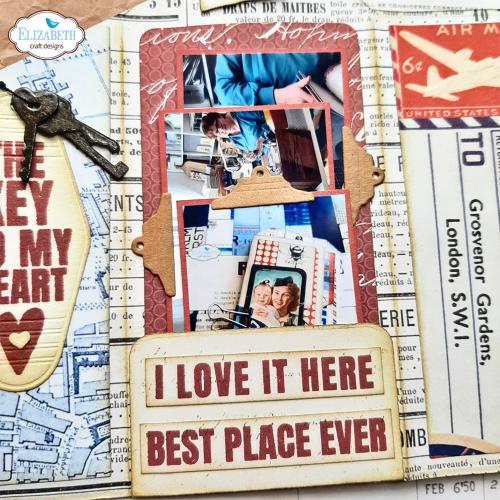 Elizabeth Craft Designs Favorite Humans Stamp & Dies Frida at Home