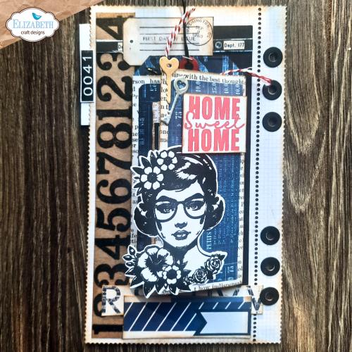 Elizabeth Craft Designs Favorite Humans Stamp & Dies Frida at Home