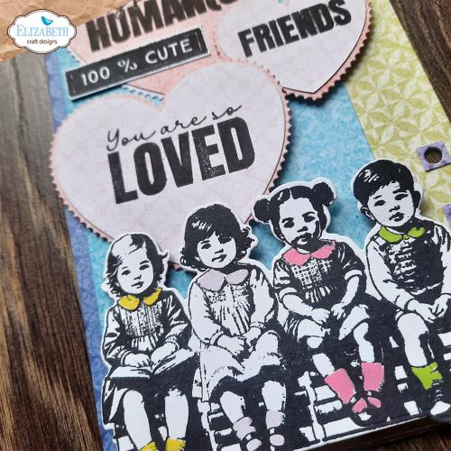 Elizabeth Craft Designs Favorite Humans Stamp & Dies Favorite Humans