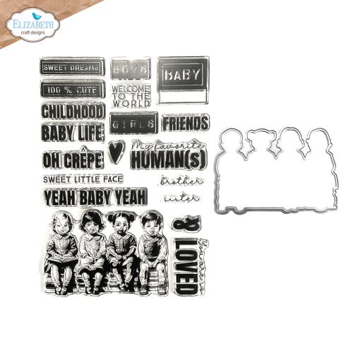 Elizabeth Craft Designs Favorite Humans Stamp & Dies Favorite Humans