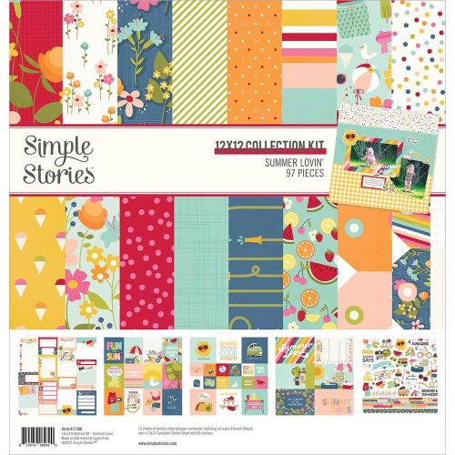 Simple Stories Collection Kit 12"X12" Summer Lovin' - Postage as per Actual
