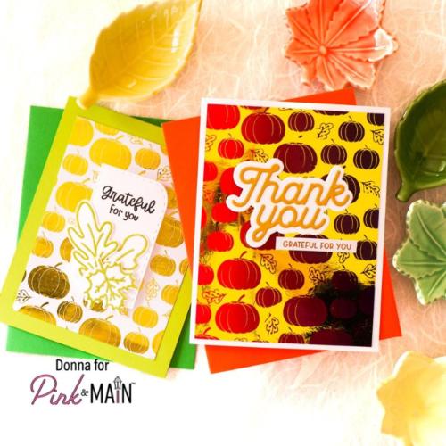 Pink & Main - Autumn Greetings Dies