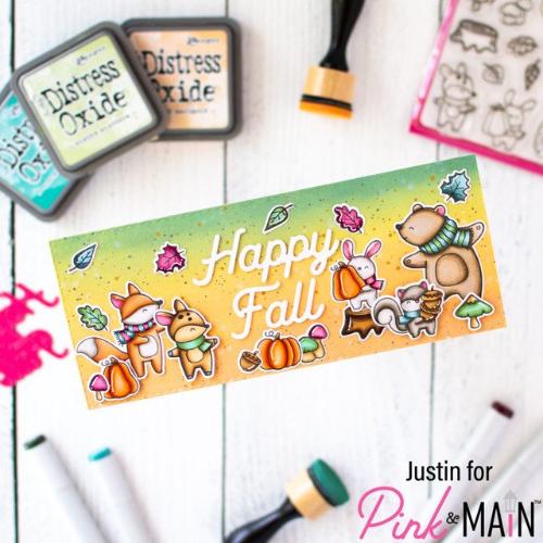Pink & Main - Autumn Greetings Dies