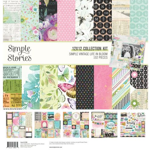 Simple Stories Simple Vintage Life in Bloom Collection Kit - Postage as per Actual