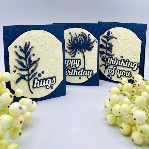 Spellbinders - Luxe Backdrop and Border 3D Emboss & Cut Folder