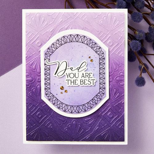 Spellbinders - Mother's & Father's Day Sentiments Press Plate