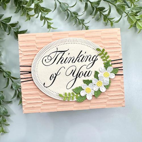 Spellbinders - Copperplate Thinking of You Press Plate