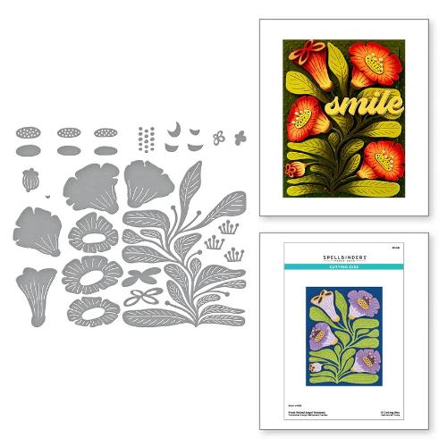 Spellbinders - Fresh Picked Angel Trumpets Etched Dies