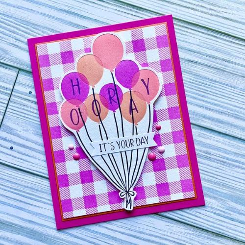 Spellbinders - Buffalo Plaid Press Plate Press Plate