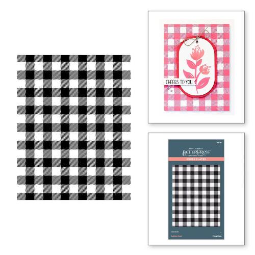 Spellbinders - Buffalo Plaid Press Plate Press Plate