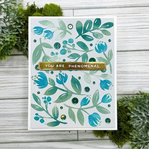 Spellbinders - Sprigs Registration Press Plate & Die Set