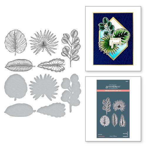 Spellbinders - Tropical Leaves Press Plate & Die Set