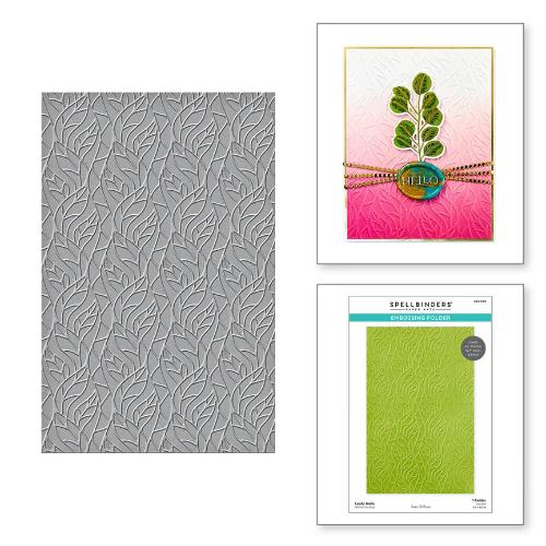 Spellbinders - Leafy Helix Embossing Folder