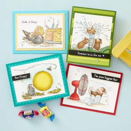 Spellbinders - House-Mouse Summer Fun Collector Bundle - Postage as per Actual