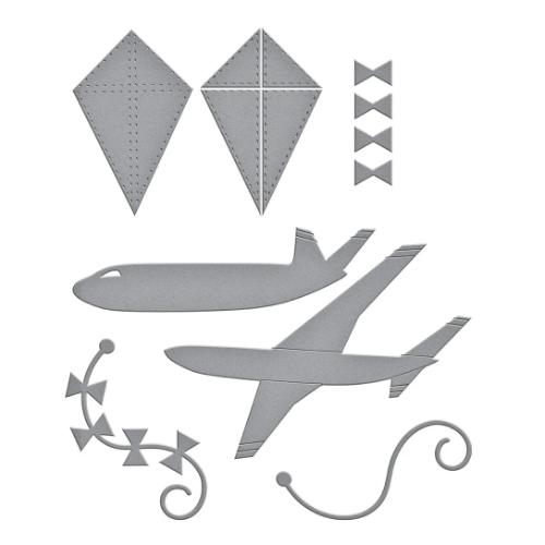 Spellbinders - Fly Away Etched Dies