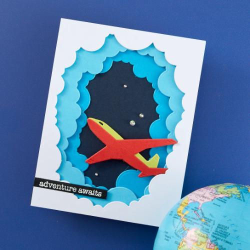 Spellbinders - Fly Away Etched Dies