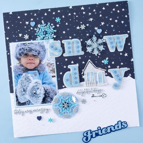 Spellbinders - Friends Etched Dies from the Storytelling by Spellbinders - Collection