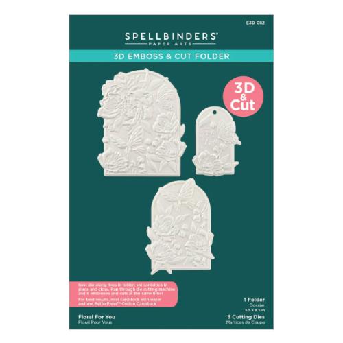 Spellbinders - Floral For You 3D Emboss & Cut Folder