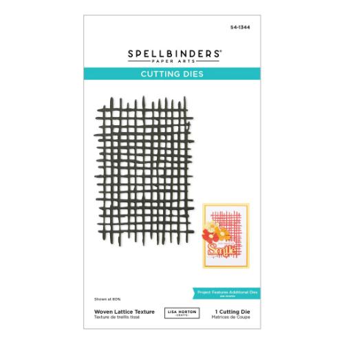 Spellbinders - Woven Lattice Texture Etched Dies